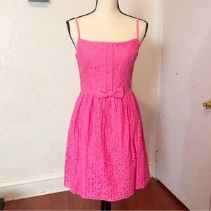 Lilly Pulitzer Vibrant Pink Mini Dress